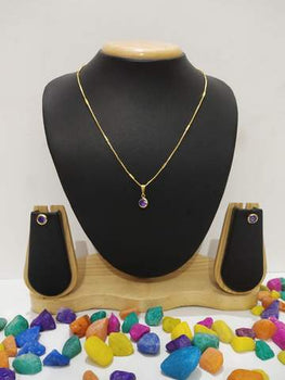 Designer American Green Color Ston Jewellery Set